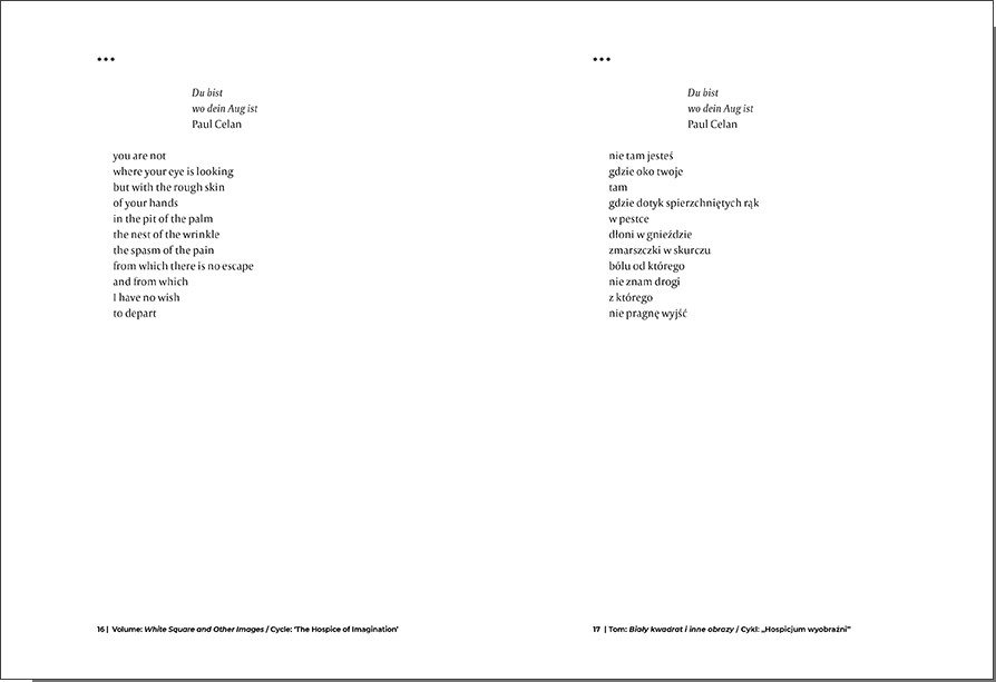 Wybór wierszy / Selected Poems