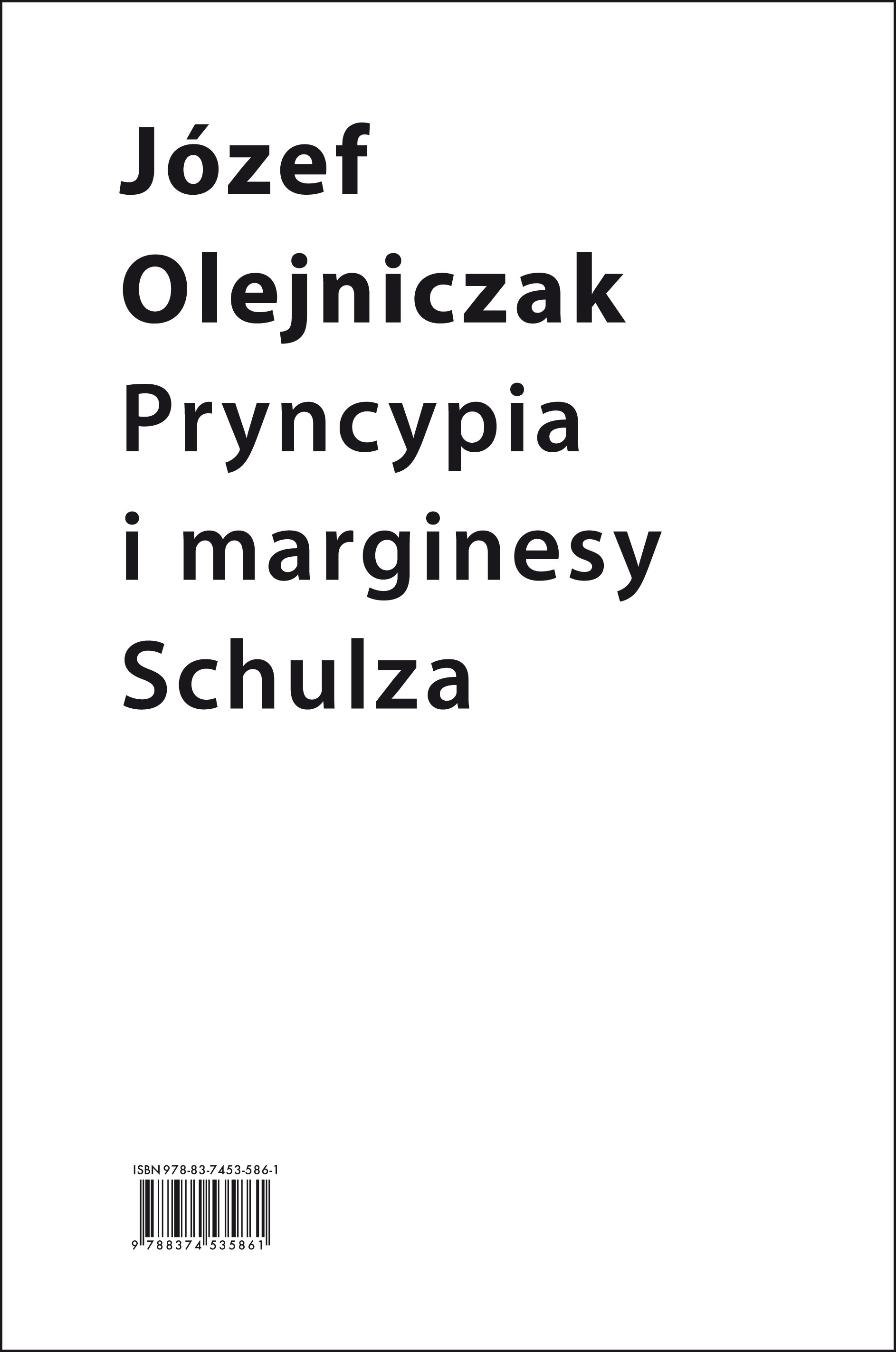 (e-book) Pryncypia i marginesy Schulza. Eseje